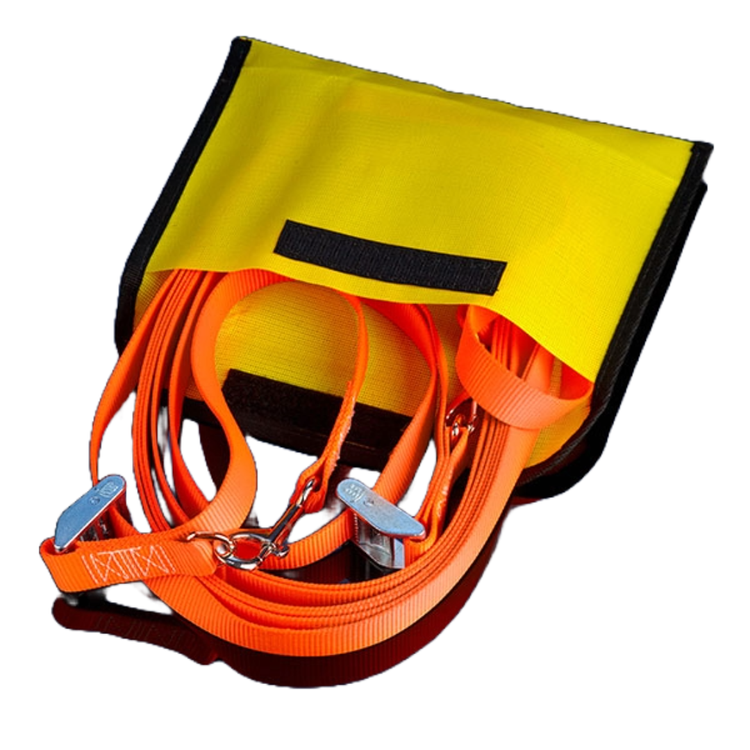 Levellok Yellow Nylon Mesh Storage Bag For Ladder Safety Strap from GME Supply